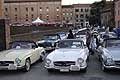 Esposizione Mercedes-Benz 190 SL difronte al Castello Estense a Ferrara 2017