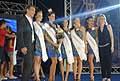 Fascie assegante alle miss, con la corona la centro Miss Venere del Mediterraneo ai Tesori del Mediterraneo 2012 a Reggio Calabria