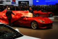 Nello stand di Ginevra, la Ferrari F12 berlinetta sfoggia le livree Rosso Berlinetta e Aluminium, e si presenta come la Ferrari stradale pi potente e prestazionale di sempre.