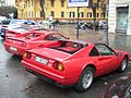 Raduno Ferrari di fronte alla Banba BNL per Telethon