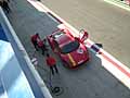 Ferrari Racing pit stop nel paddock a Vallelunga