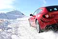 La Rossa di Maranella Ferrari FF 4x4 provata sulla neve