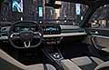 Fiat 128 render interni cruscotto con ampio dispay. Scopri gli interni della nuova Fiat 128 Concept Car. Guarda le foto!