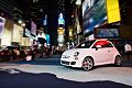 Evento USA la city car Fiat 500 alla conquista di News York a Times Square