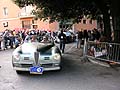 Gran Premio Nuvolari con lAlfa Romeo 6C 2500 SS Pinin Farina del 1949 conduttori Hirshbold eTessa nella tappa di Bologna