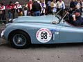 Jaguar XK 120 SE OTS del 1954 con il duo Reggiani al Gran Premio Nuvolari 2012 tappa di Bologna