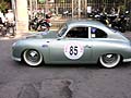 Porsche 356 Coupe del 1951 pilota Cristina copilota Baroli al Gran Premio Nuvolari 2012 tappa di Bologna