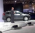 Honda allAuto Show di Los Angeles con John Mendel vice presidente esecutivo delle vendite di American Honda Motor Co.