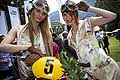 Hostess stile retro e moto storiche Villa Erba al Concorso dEleganza Villa dEste 2014