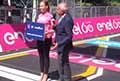 Inisieme sulla stessa strada con il presidente ACI di Reggio Emilia del Giro d´italia 2022 