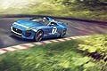 Al Festival of Speed di Goodwood va in scena linedita Jaguar Project 7, una spider monoposto in alluminio, la cui carenatura  ispirata alla Jaguar D-type, mentre le componenti aerodinamiche in fibra di carbonio sono state progettate appositamente.