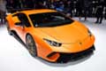 Al Salone di Ginevra, la Lamborghini Huracan Performante offre il suo look dinamico e sportivo abbinato ad un know how tecnologico ancora pi evoluto.