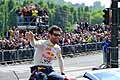 Mark Webber pilota di Formula 1 al Red Bull F1 Show Run 2011 di Torino