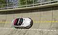 Mercedes SLS AMG Roadster test drive su pista obbliqua