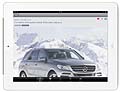 App MercedesNews per essere informati sul mondo Mercedes-Benz iPad landscape dettaglio news