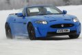 New Jaguar XKR-S Convertible Nordic Drive provata sulla neve