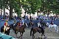 Palio di Ferrara preparativi partenza corsa di cavalli