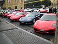 Panoramica Raduno Ferrari nella citt� eterna a favore di Telethon. Foto by Carlito