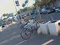 Parcheggio bici a Cozze e pista ciclabile