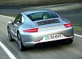 Porsche 911modello 2012 posteriore vettura