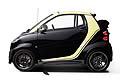 La Smart Fortwo edition MOSCOT sar prodotta in soli 100 esemplari, caratterizzati dalla combinazione cromatica nero e giallo.