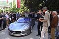 Infiniti Emerg-E  una futuristica auto sportiva a propulsione elettrica con piattaforma anteriore - centrale che racchiude nuove tecnologie. 