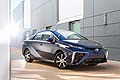 Mirai impiega il Toyota Fuel Cell System (TFCS), un sistema che adotta sia le celle a combustibile che la tecnologia ibrida, ed include nuovi pacchi di celle e serbatoi di idrogeno ad alta pressione di produzione Toyota. 
