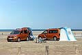 Volkswagen California è disponibile in due allestimenti, entry level Beach e top di gamma Ocean.