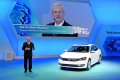 Volkswagen Jetta idrida al salone di Detroit con il Prof. Dr. Martin Winterkorn 