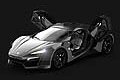 Il corpo vettura, lungo 4,48 metri,  stato realizzato in fibra di carbonio, mentre per il design  opera di W Motors, con la realizzazione del modello di stile dell'italiana Studiotorino. 
