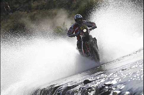 Dakar 2013 - 10 stage Dakar Cordoba La Rioja il biker Gerard Farressu moto Honda EVO HM CRF 450 X AR