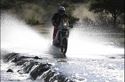 Dakar 2013 - 10 stage Dakar Cordoba La Rioja il biker Ivan Jakes su moto KTM 450 Rally Replica