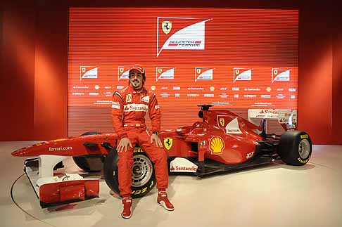 Ferrari - Monoposto Ferrari F150 e Fernando Alonso