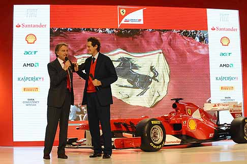 Ferrari - F150 con John Elkann e Montezemolo 
