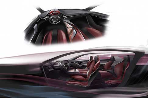 Alfa Romeo - Alfa Romeo Gloria interni disegni cruscotto e sedili