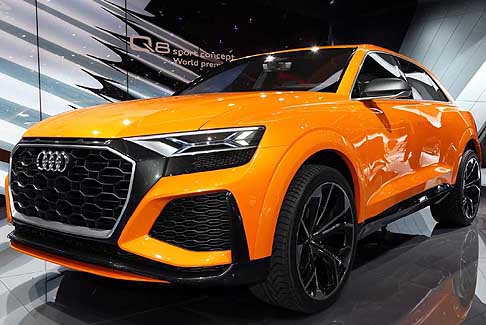 Audi - Audi Q8 Sport Concept car al Ginevra Motor Show 2017