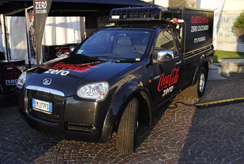 Reggio Calabria - Auto sponsor Coca Cola al lungo mare di Reggio Calabria