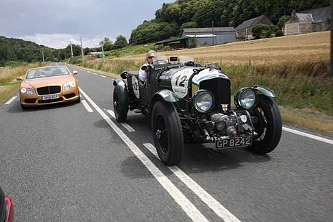 Bentley - Bentley continental GTC V8 e 4 1/2 litre Bloweron the way to 2012 Le Mans Classic