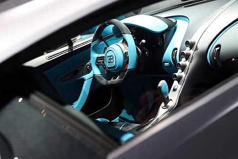 Bugatti - Bugatti Divo interni vettura al Salone Internazionale di Ginevra 2019