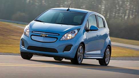 Chevrolet - Chevrolet Spark EV con motore elettrico di 130 CV in grado di erogare una coppia massima di 542 Nm