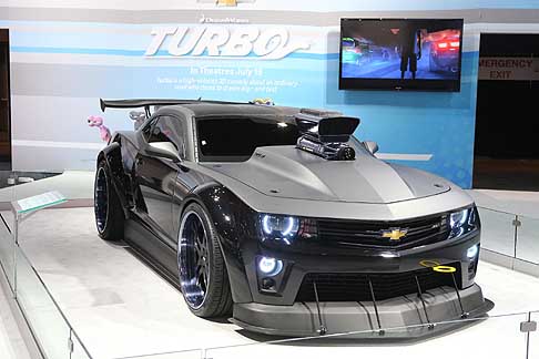 Chevrolet - Chevrolet Turbo Camaro extreme Muscle Cars at the Chicago Auto Show 2013