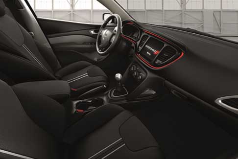 Dodge - Dodge Dart pachetto Blacktop interni vettura