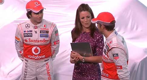 McLaren Formula 1 2013 - Drivers McLaren Jenson Button and Sergio Perez Formula One 2013