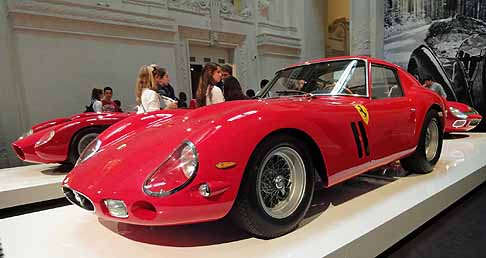 Ferrari - Ferrari 250 GTO da molti definita unopera darte di Ralph Lauren esposta al museo di arti decorative a Parigi