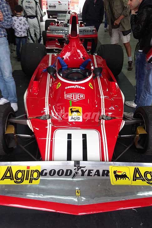 Autodromo di Imola - Monoposto Ferrari 312T di Formula 1 al Minardi Historic Day 2017 a Imola