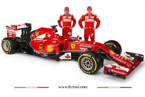 Ferrari - Ferrari F14 T i drivers Fernando Alonso e Kimi Raikkonen