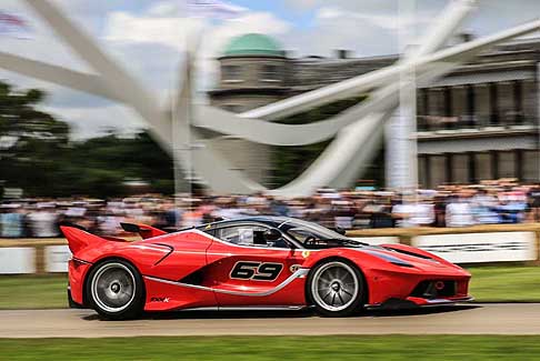 Ferrari - Ferrari FXX K pilota James Calado a Goodwood 2017 in UK