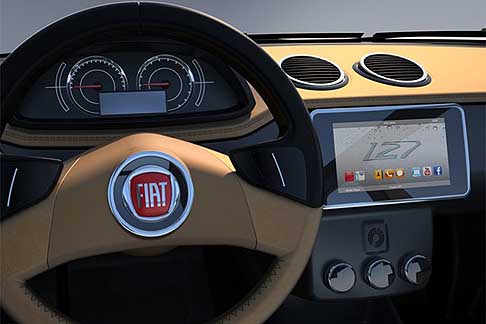 Fiat - Fiat 127 concept car interni vettura del designer David Obendorfer