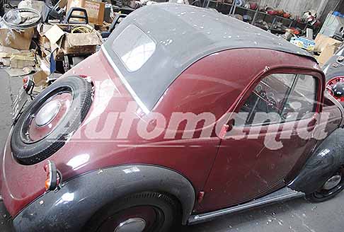 Scoperte Auto da sogno - Fiat 500 Topolino macchina depoda del 1939. Scopertoe Auto da Sogno di Automania.it