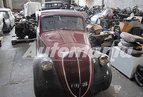Scoperte Auto da sogno - Fiat 500 Topolino auto storica del 1939 Balestra Lunga. Scopertoe Auto da Sogno di Automania.it